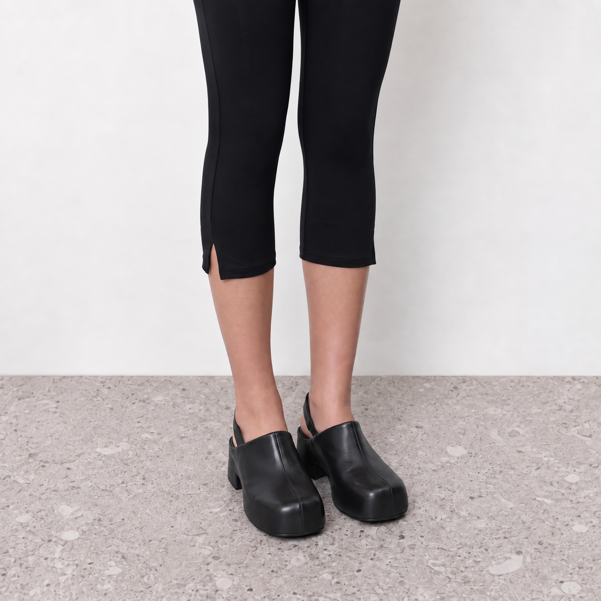 Maren Platform Slingback Clogs worn, by Lil Cacti