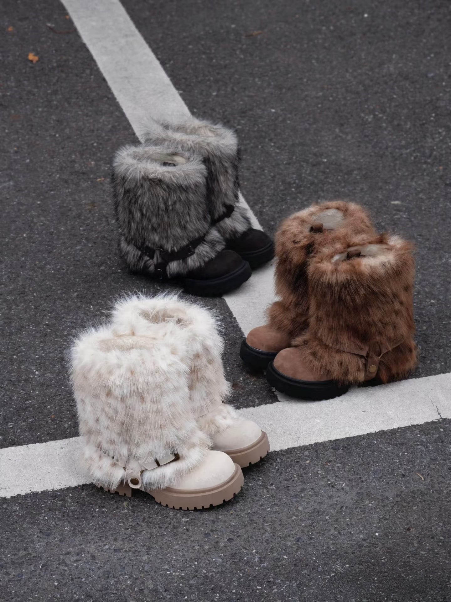 Nordic Buckle Snow Boots by Lil Cacti — cozy meets chic winter footwear