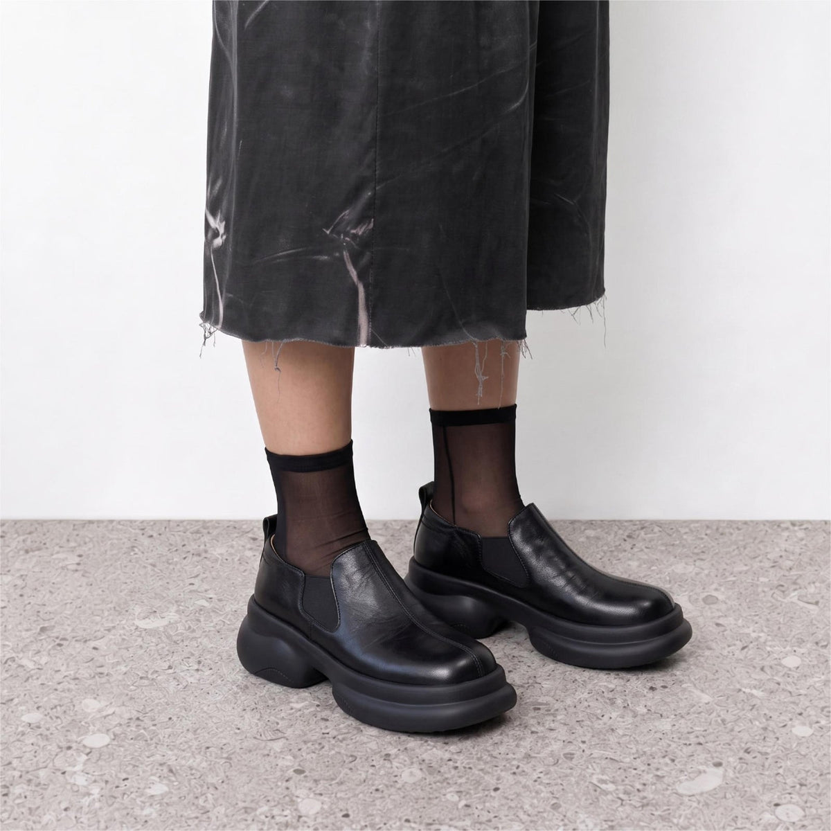 Talia Platform Loafers worn, by Lil Cacti