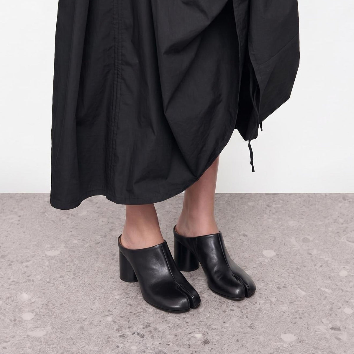 Tavora Tabi Block Heel Mules worn, by Lil Cacti