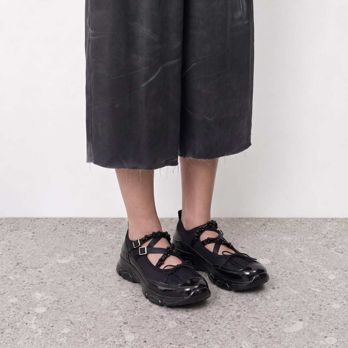 Velvet Barre Ballet Sneakers worn, by Lil Cacti