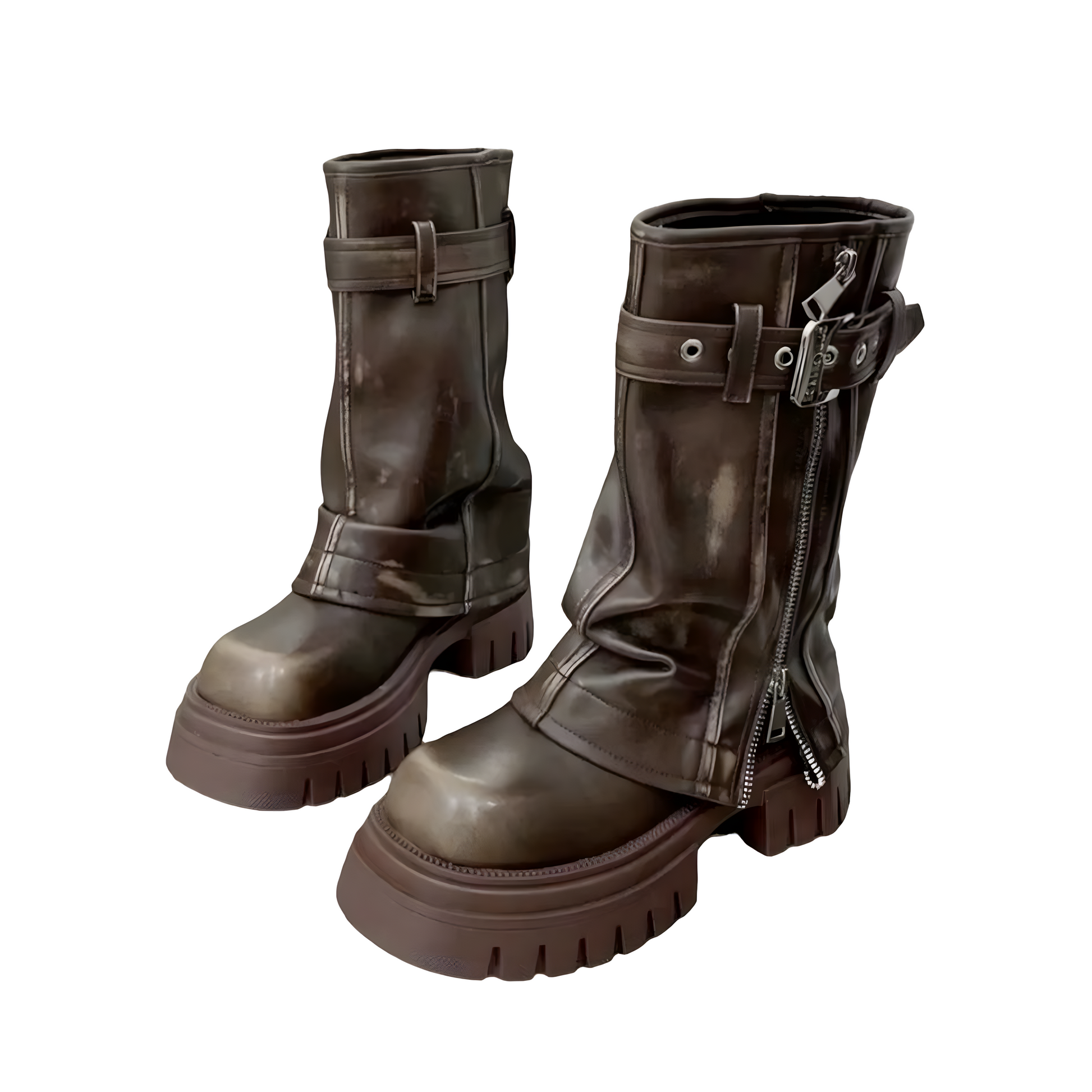 Doom Platform Chunky Boots