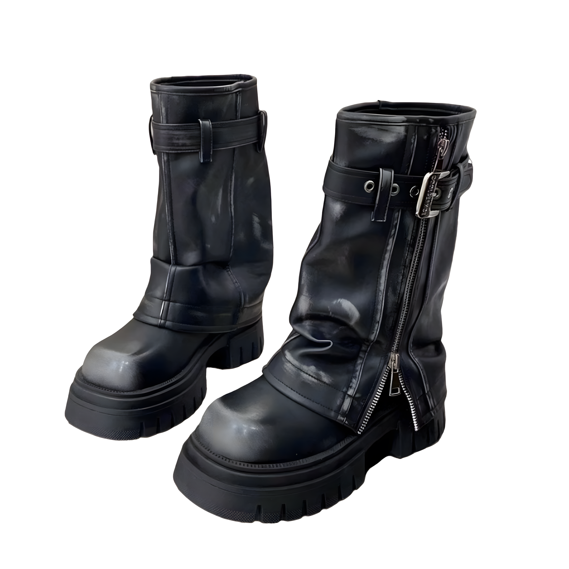 Doom Platform Chunky Boots