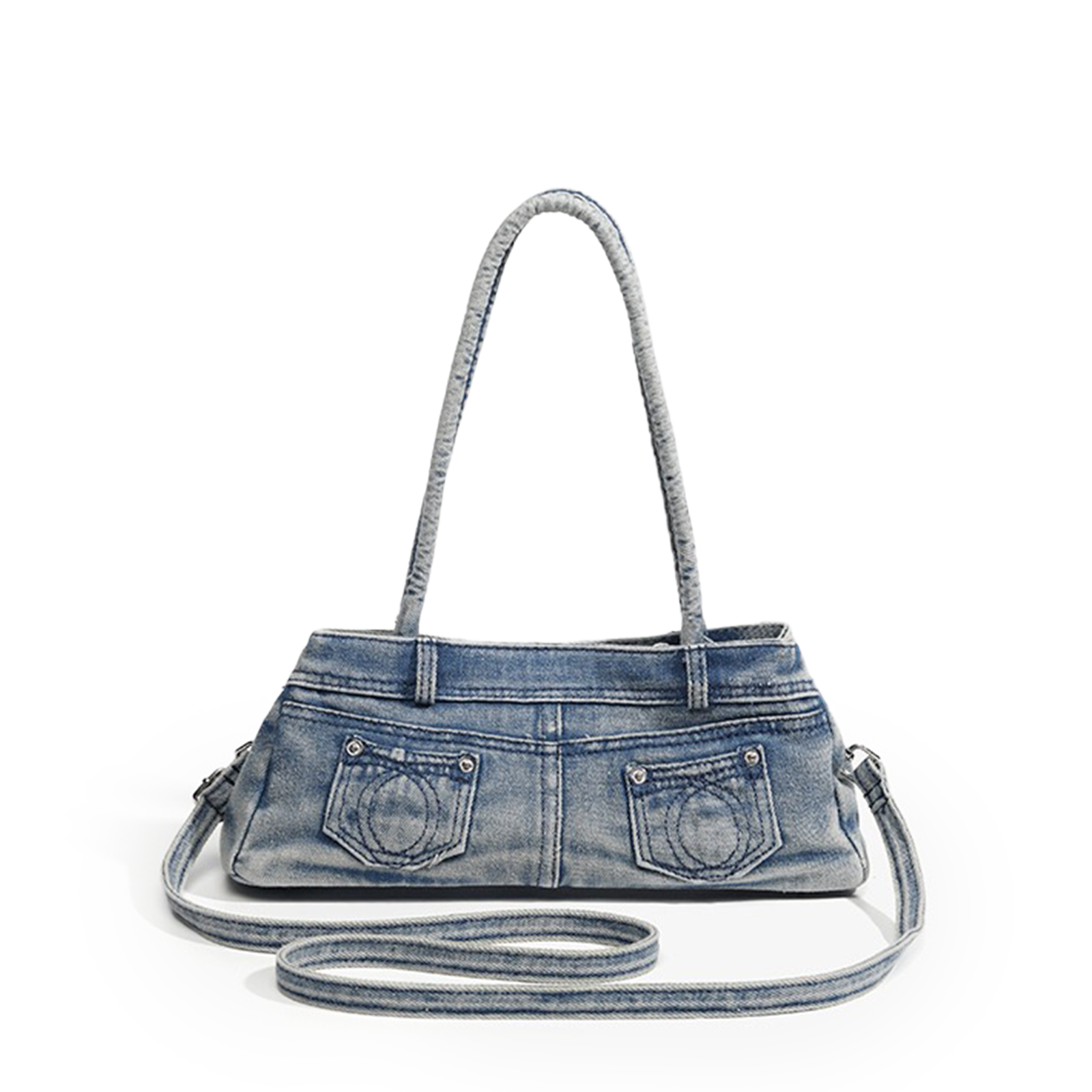 Denim Daze Baguette Bag