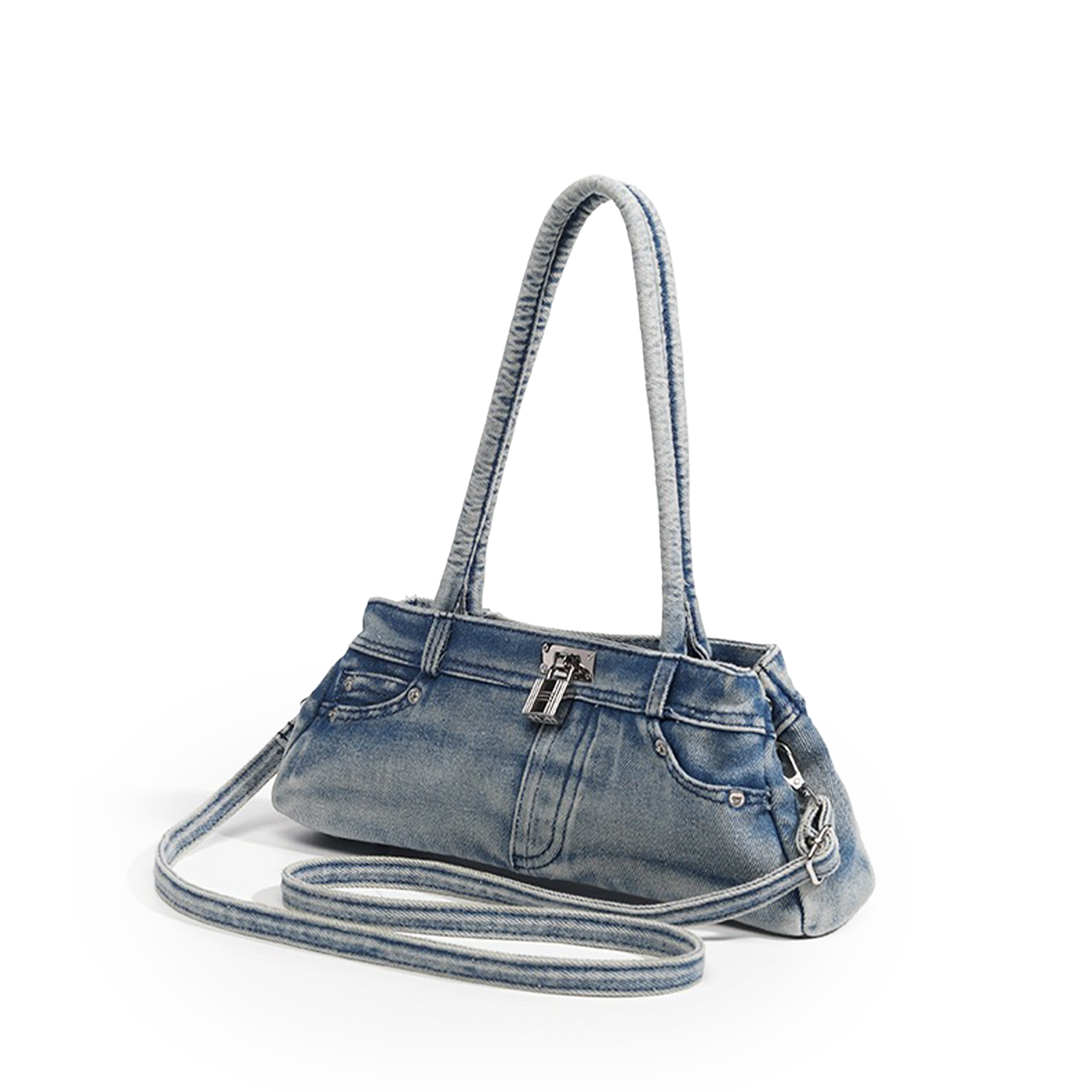 Denim Daze Baguette Bag