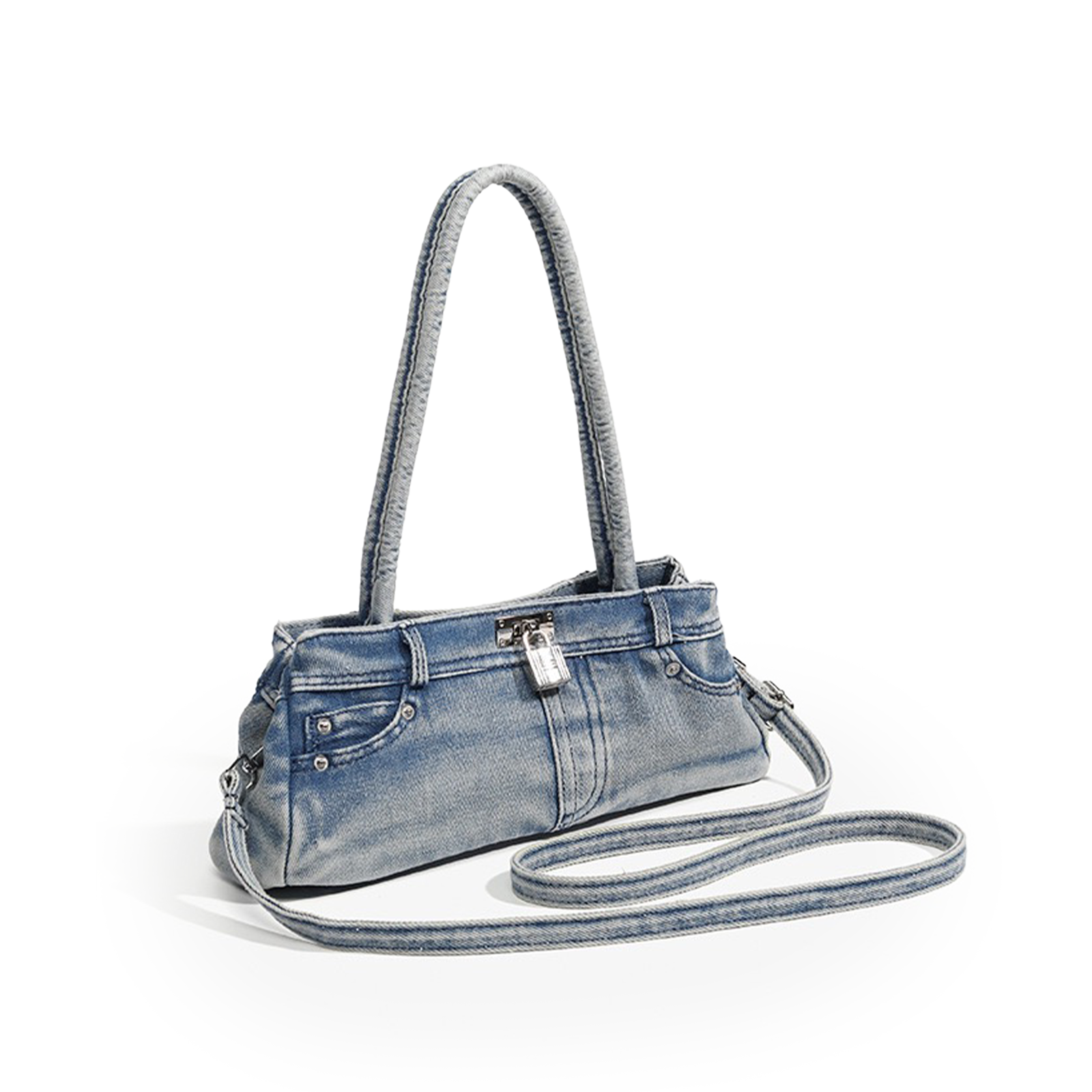 Denim Daze Baguette Bag