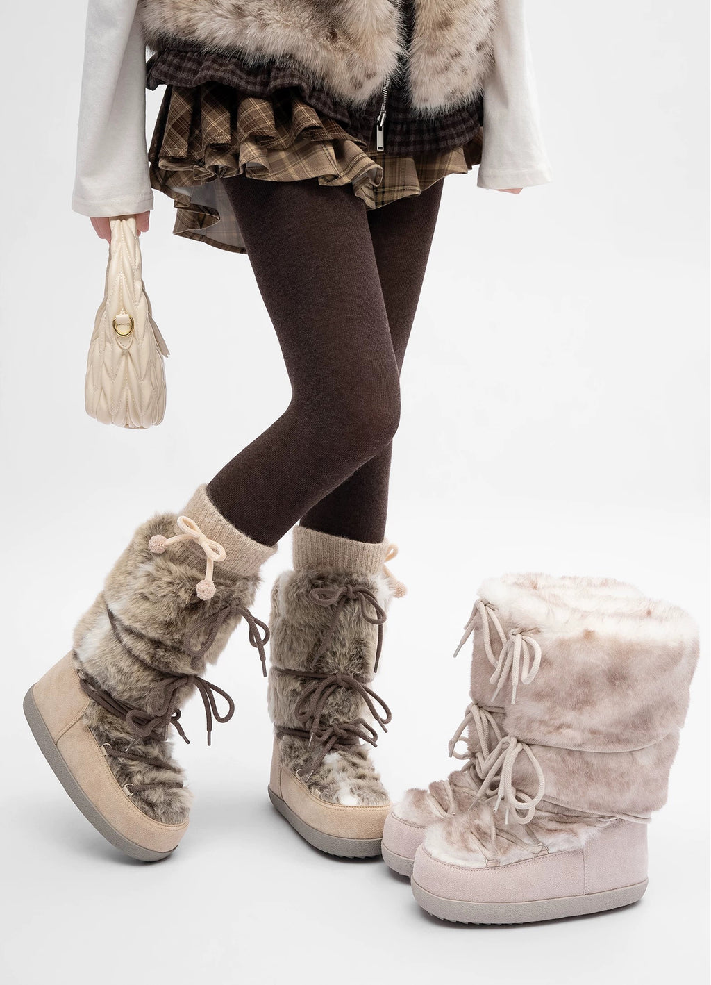 Aurora Faux Fur Snow Boots