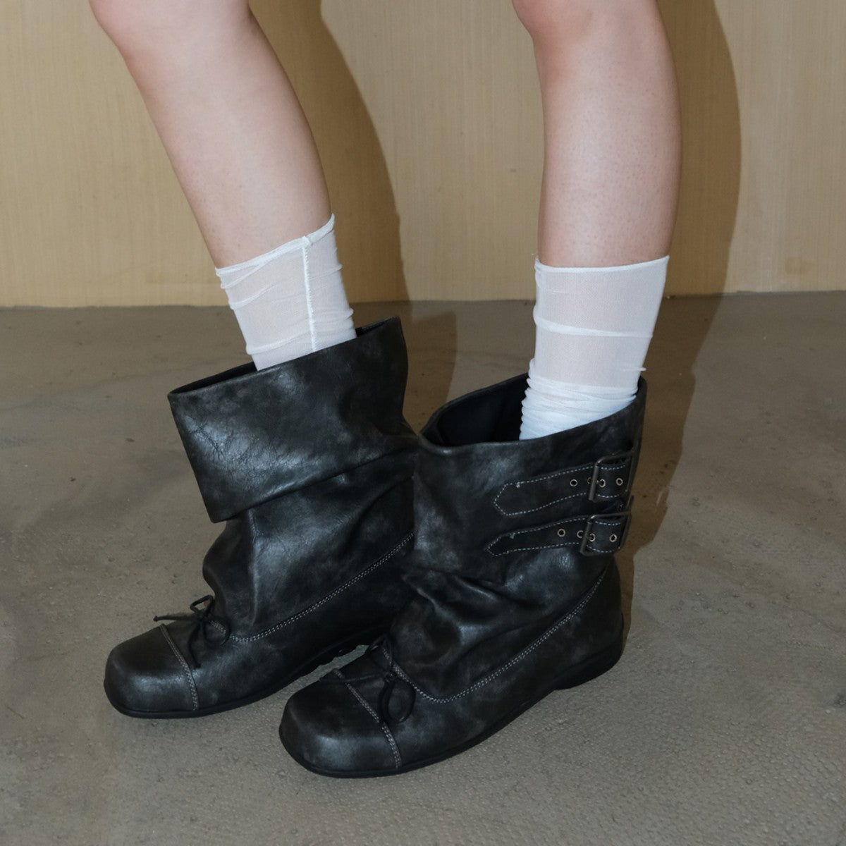 Noa Ballet Flat Ankle Boots