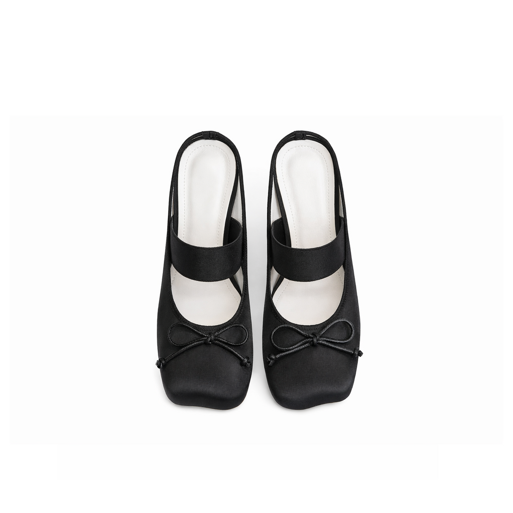 Ballet Satin Sandle Heels