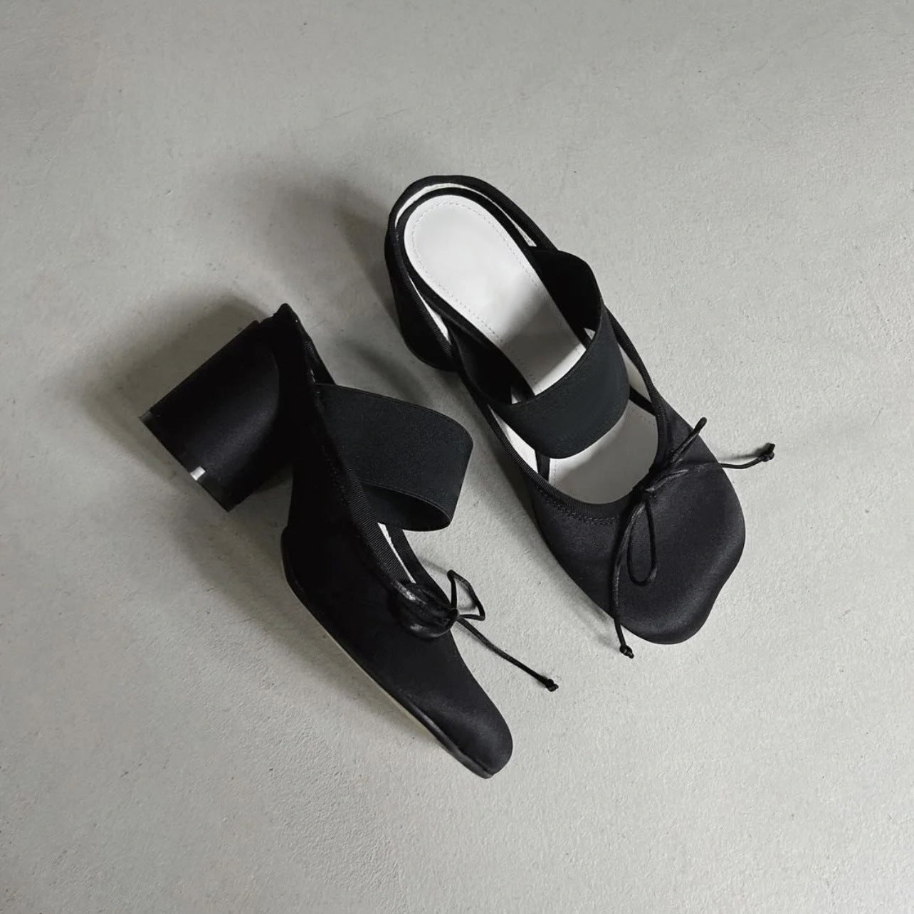 Ballet Satin Sandle Heels