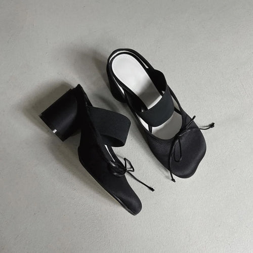 Ballet Satin Sandle Heels