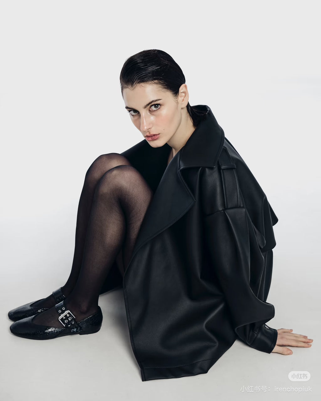 Buckled Mary Jane Flats