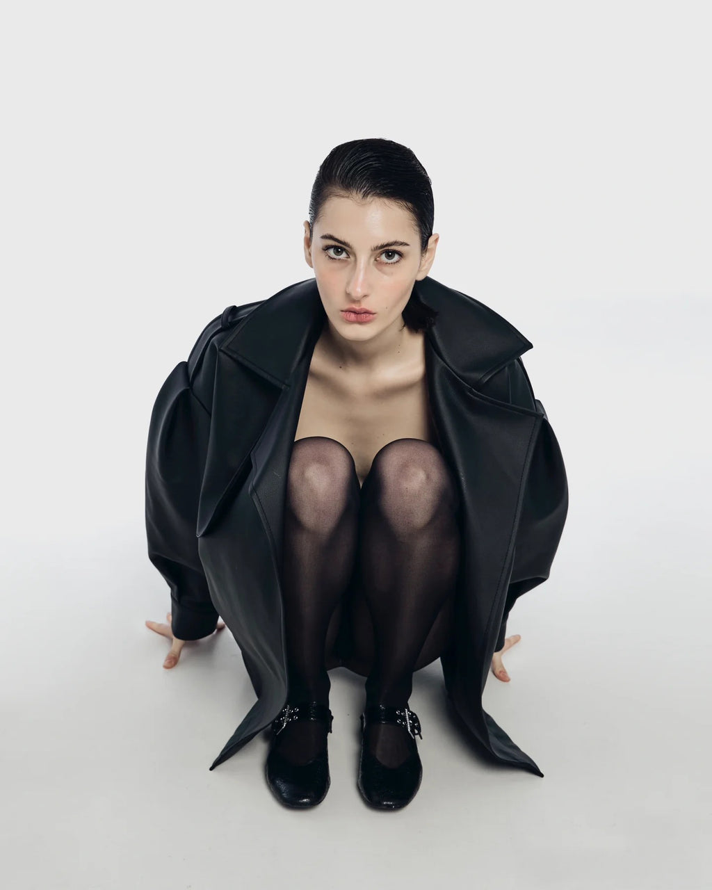 Buckled Mary Jane Flats