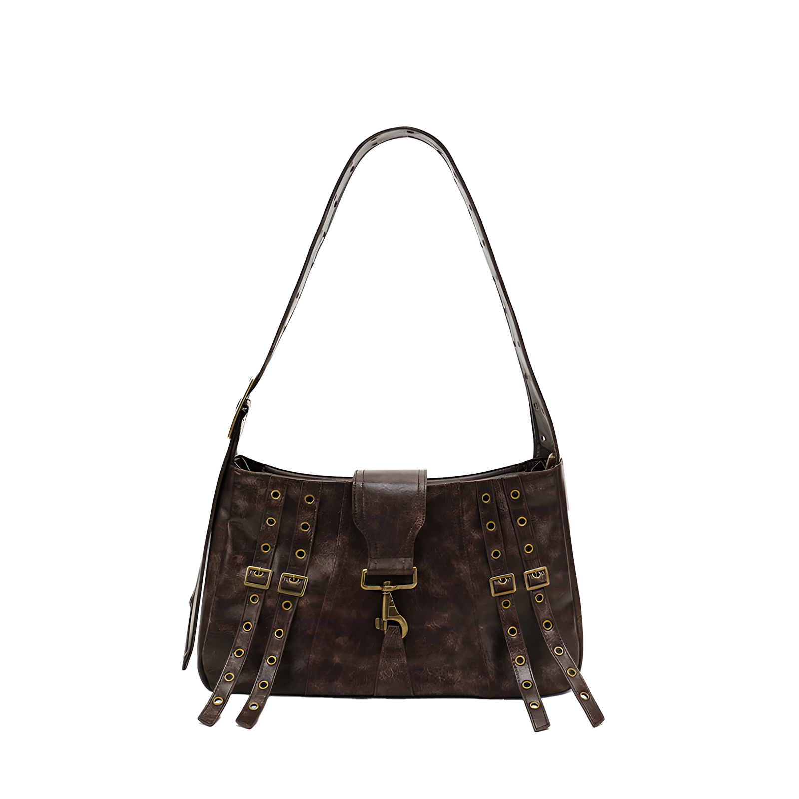 Buckle Strap Shoulder Bag