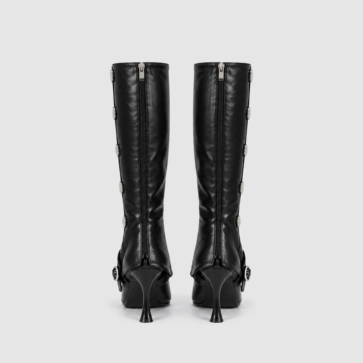 Lil Cacti Calla black convertible boots product detail B4