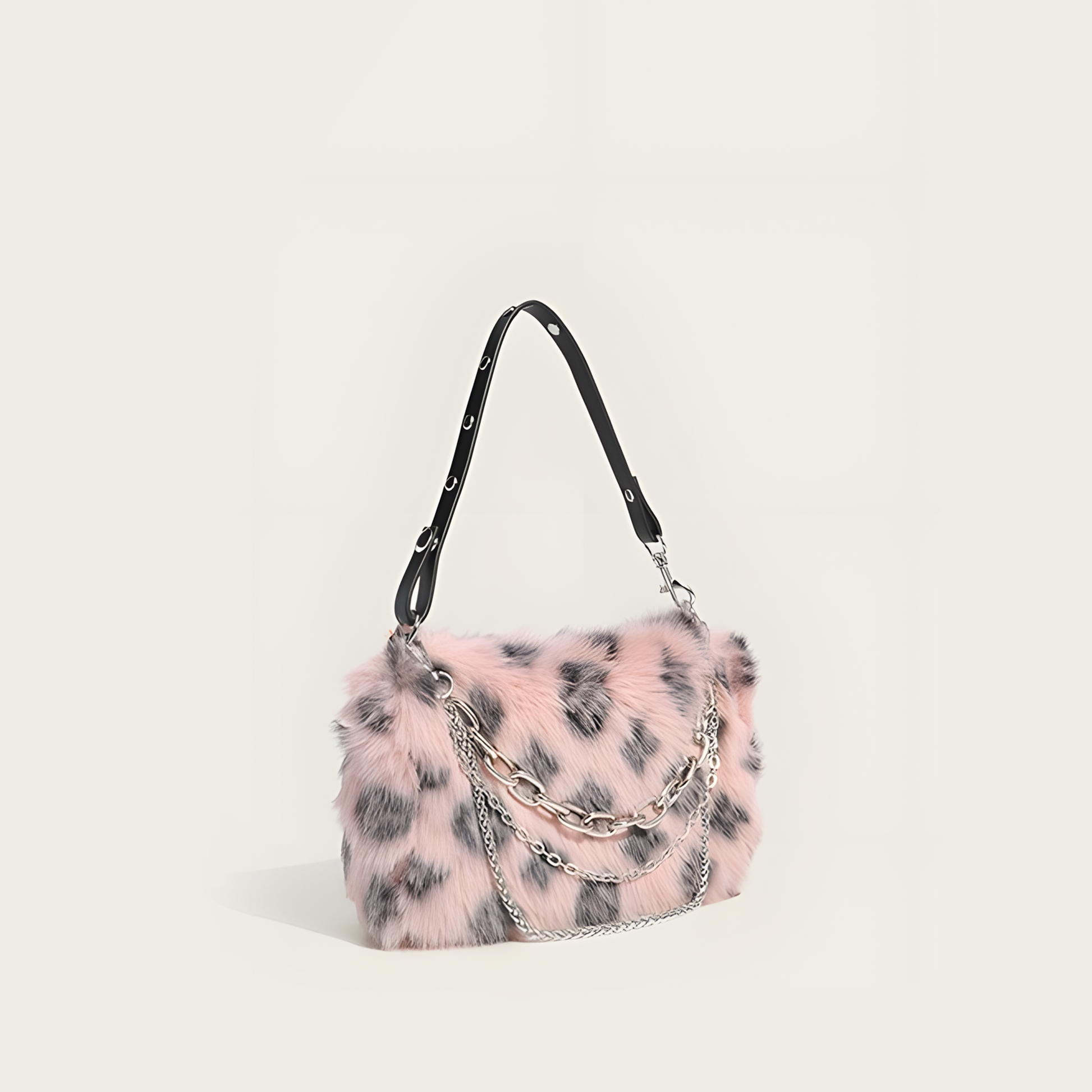 Cheetah Plush Shoulder Bag