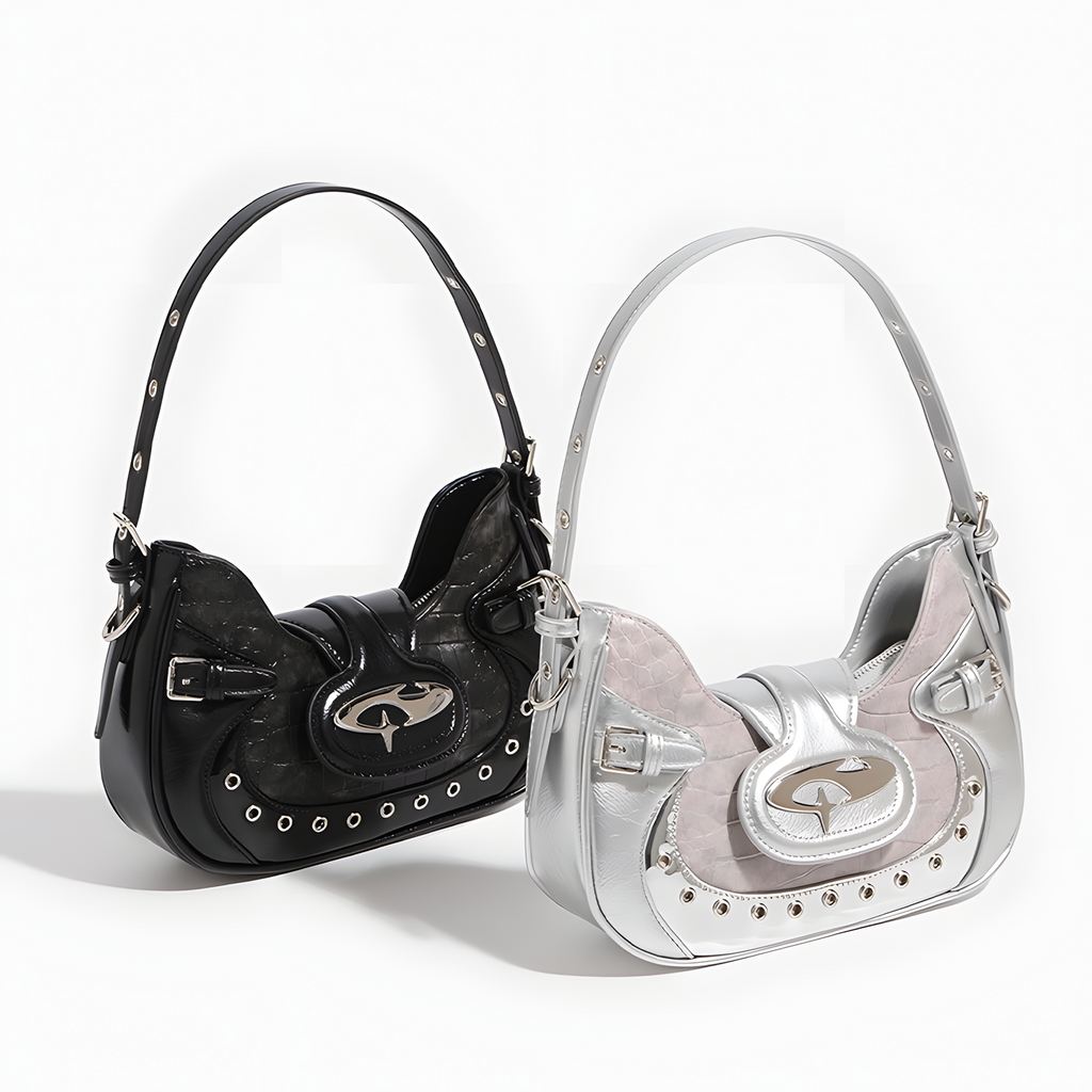 Chrome Baguette Bag