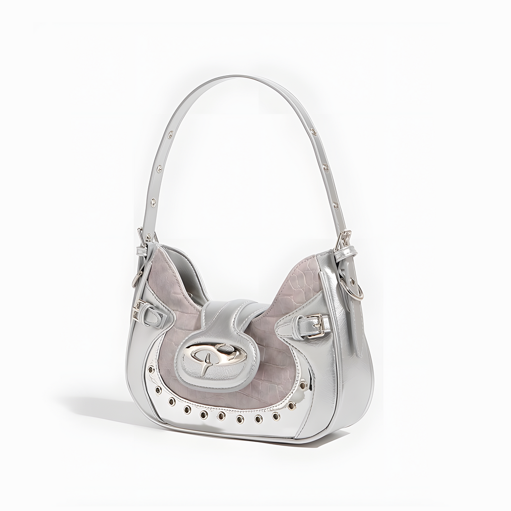 Chrome Baguette Bag