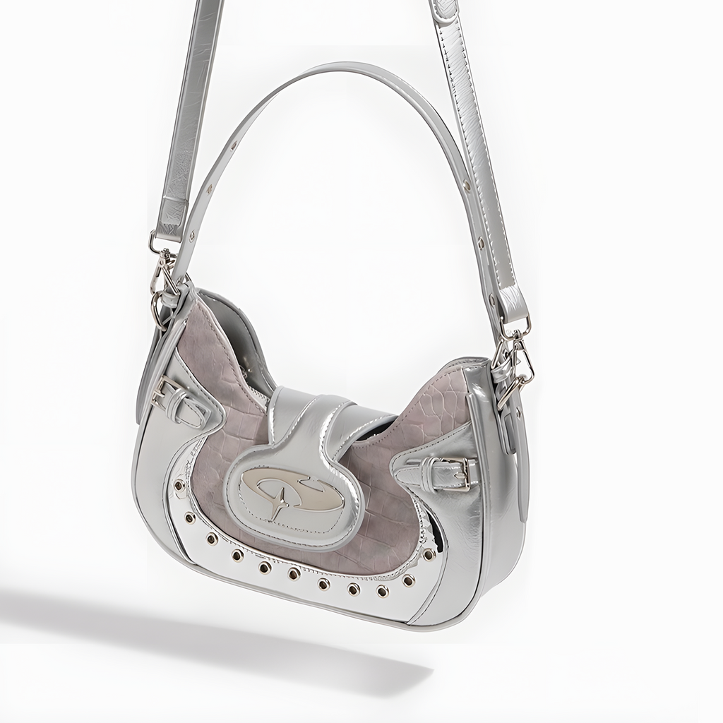 Chrome Baguette Bag