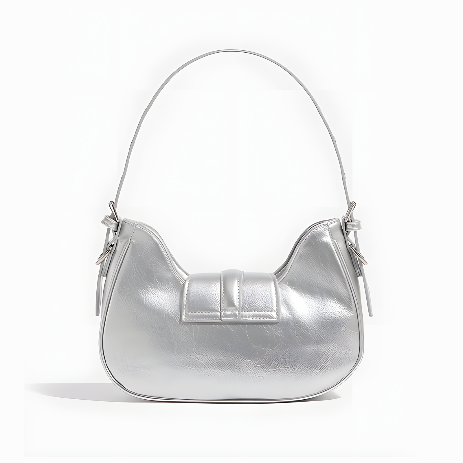 Chrome Baguette Bag