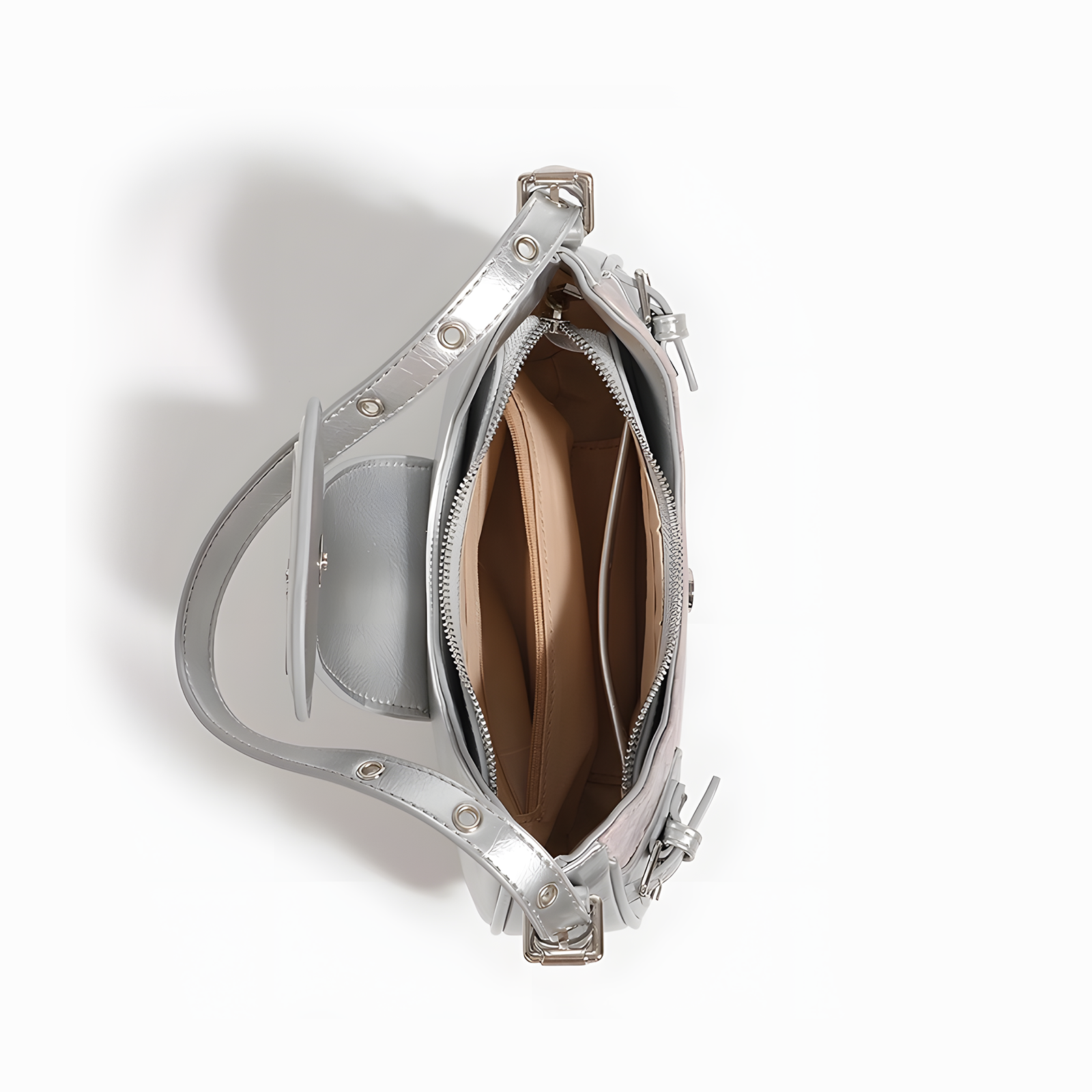 Chrome Baguette Bag