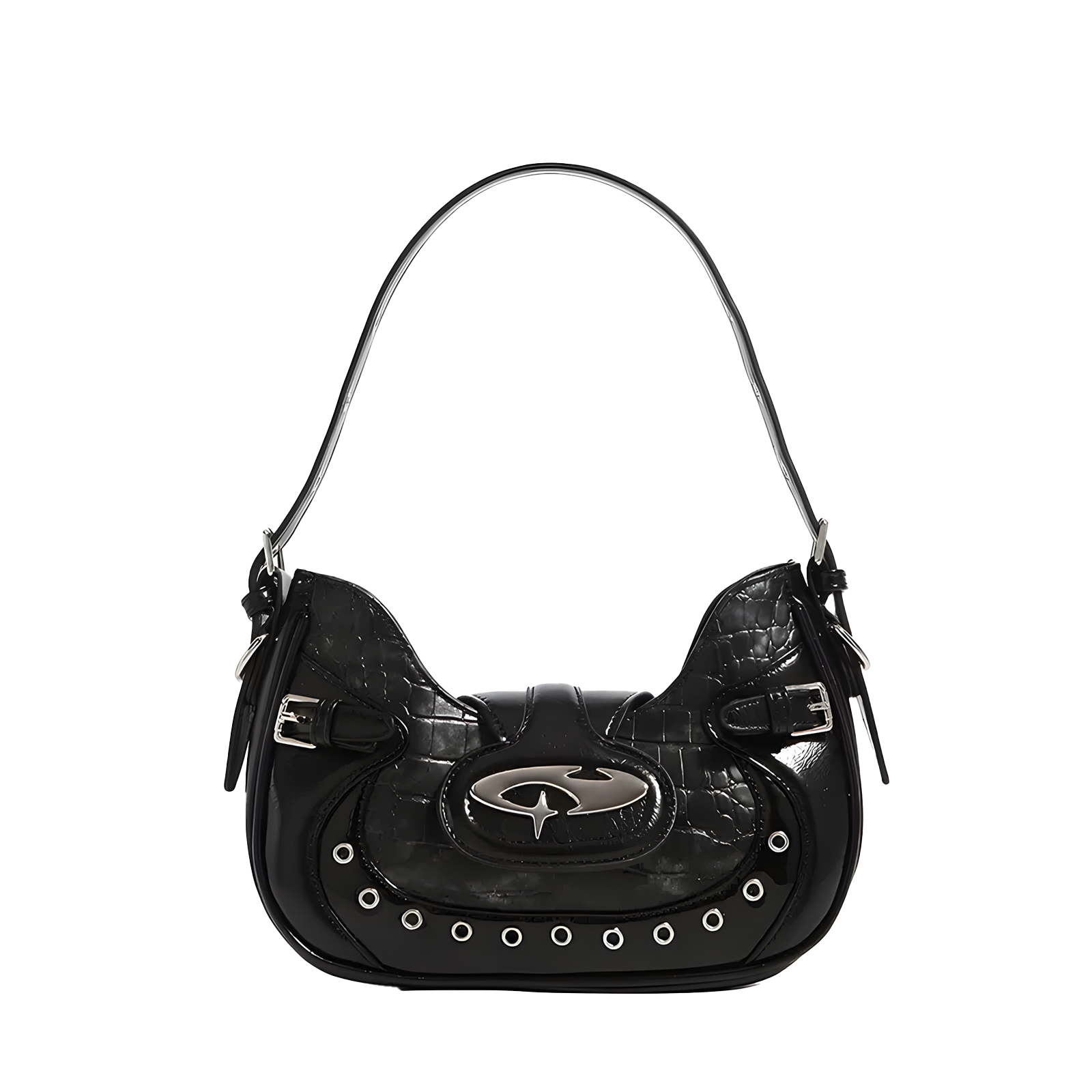Chrome Baguette Bag