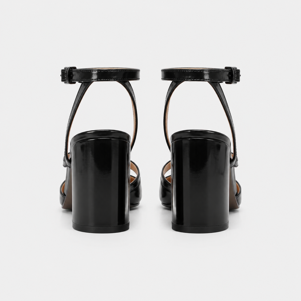 Claudia Tabi Slingback Heels by Lil Cacti — vegan tabi heel, detail of the hardware