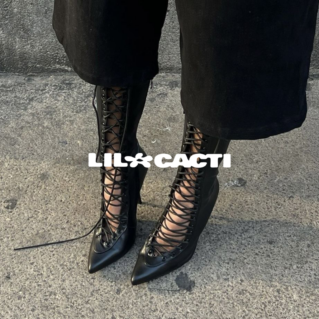 Colette Leather Lace Up Boot - Preorder
