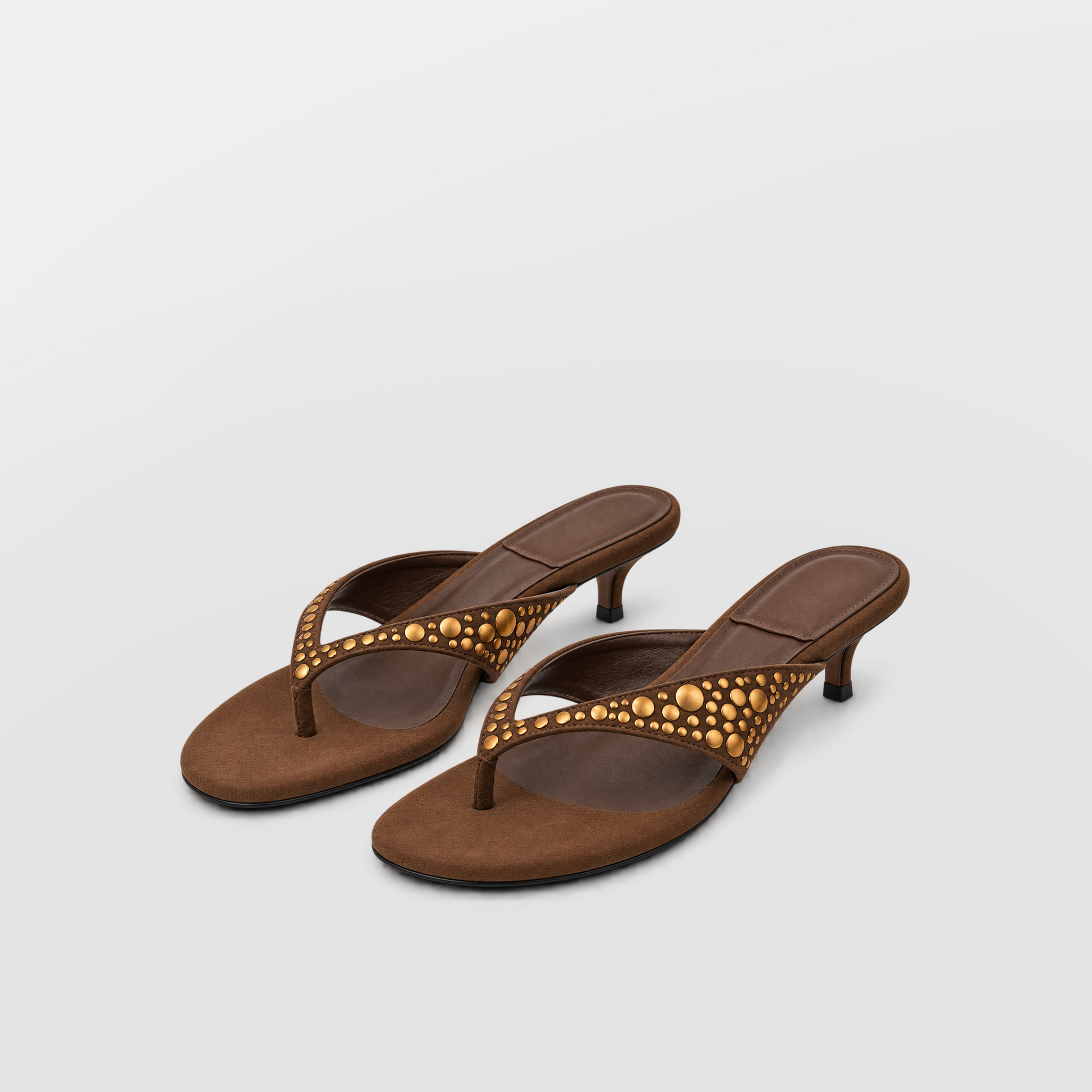 Delphine Studded Thong Sandals