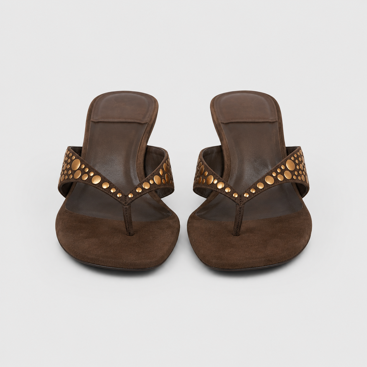 Delphine Studded Thong Sandals