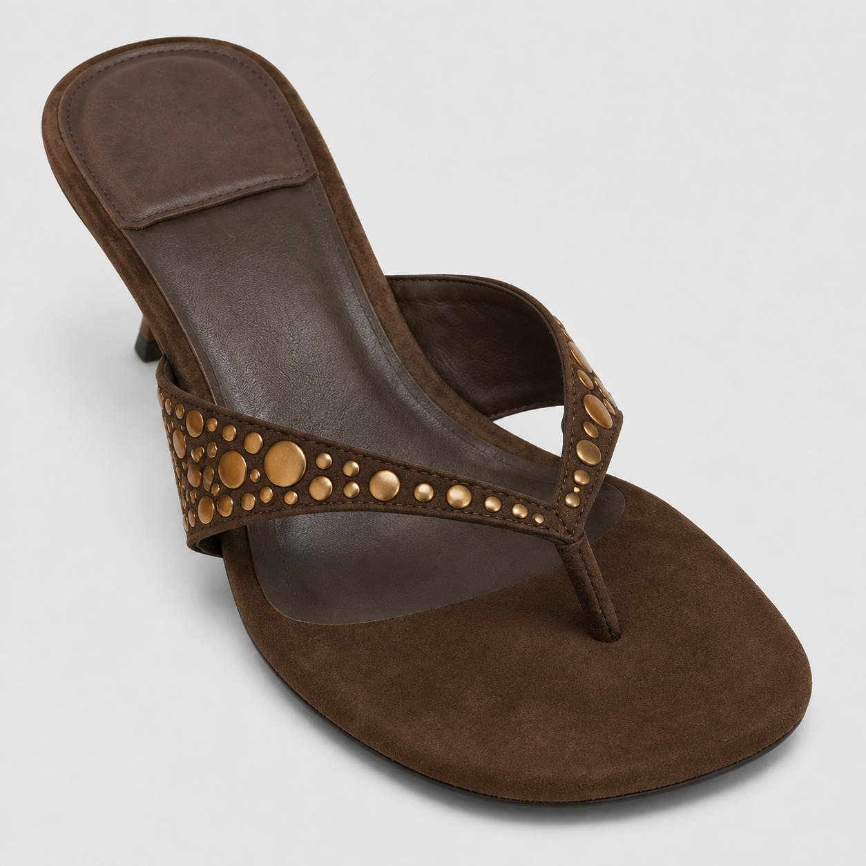 Delphine Studded Thong Sandals