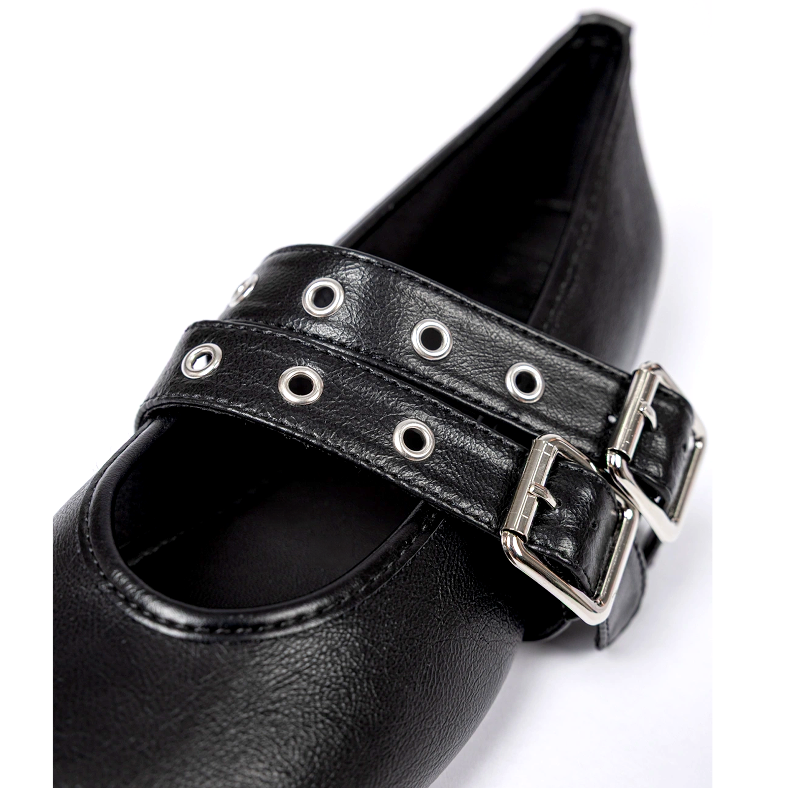Demi buckle mary jane ballet flats