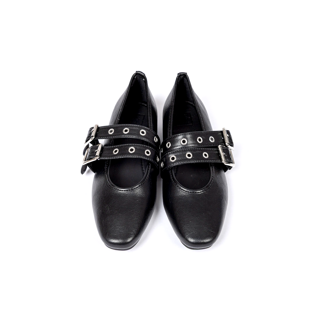 Demi buckle mary jane ballet flats