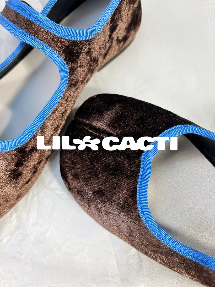 Elara Velvet Tabi Mary Jane