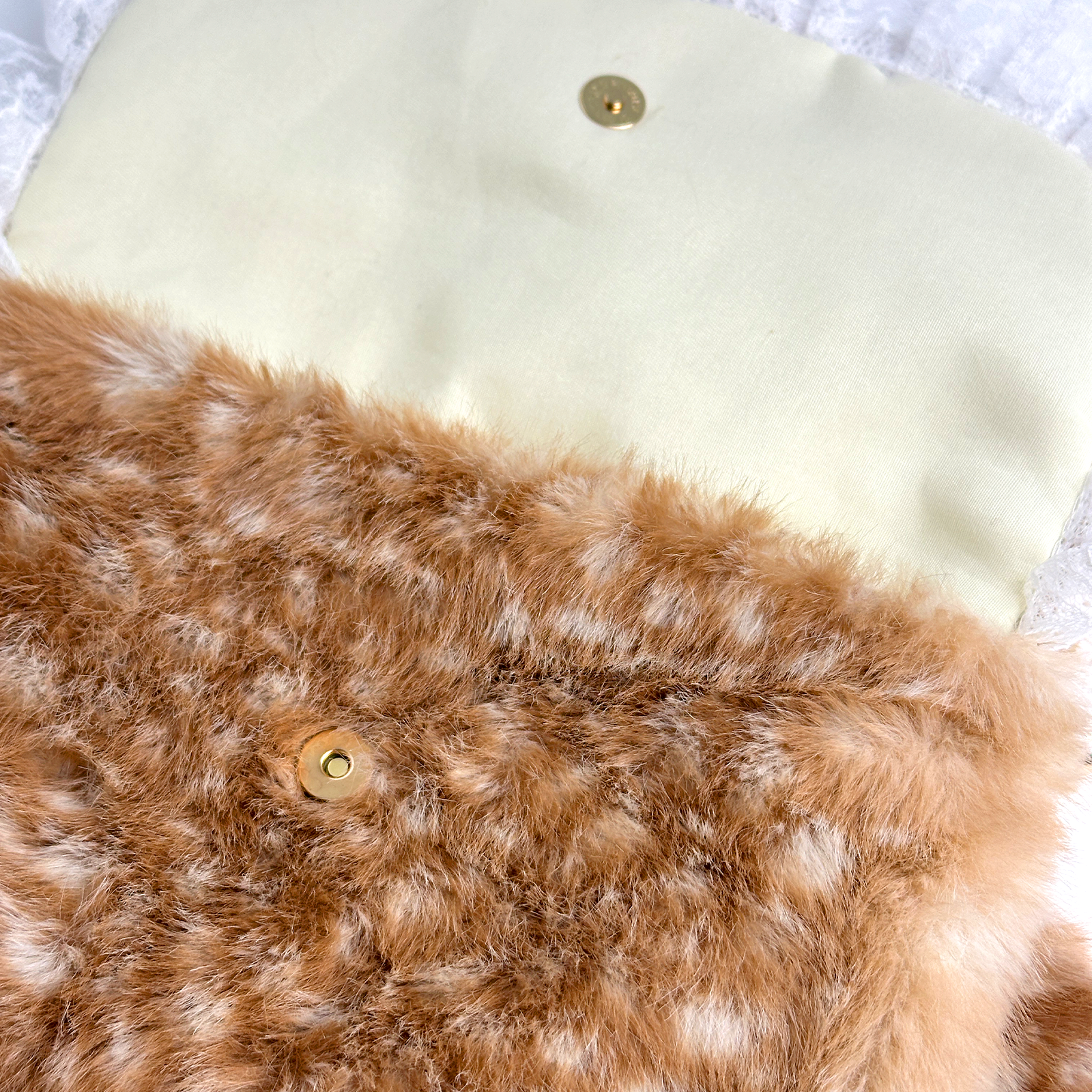 Fawn Plush Shoulder Bag