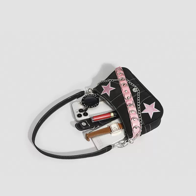 Stargirl Denim Shoulder Bag