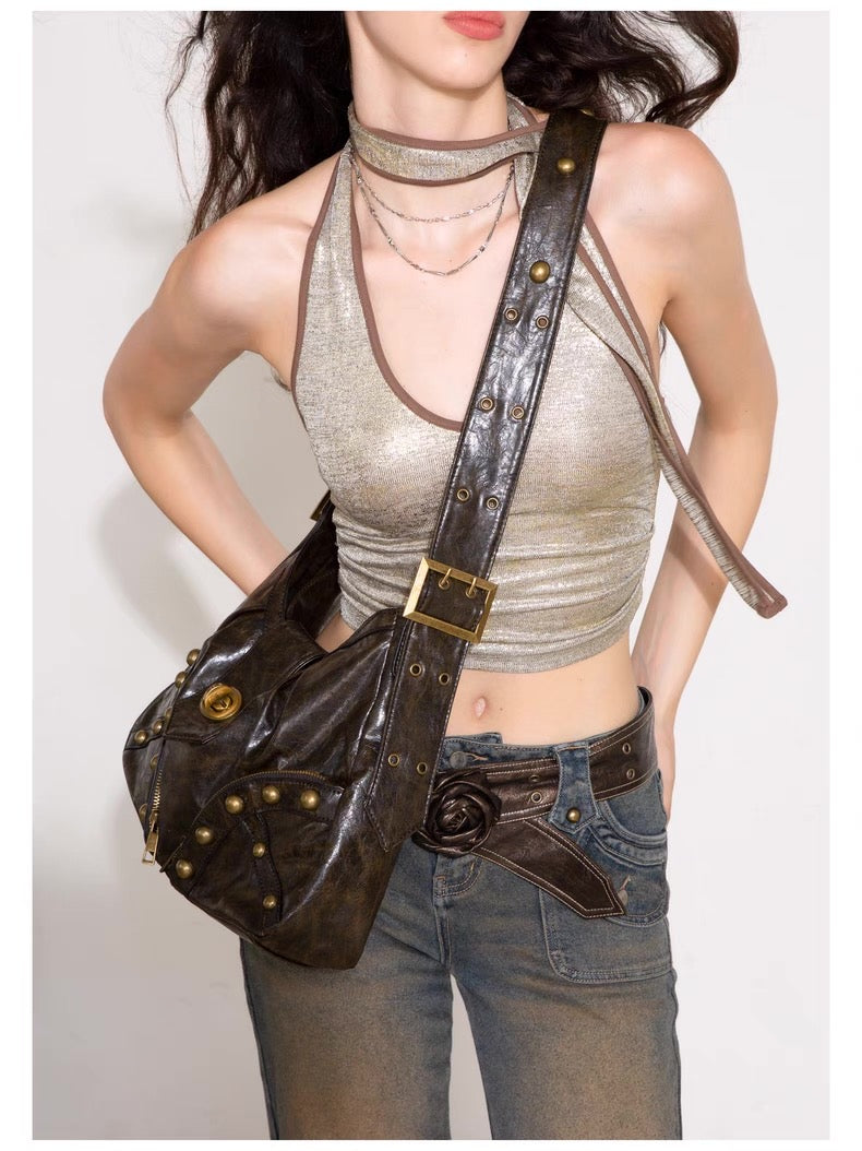 Tough Crush hobo bag
