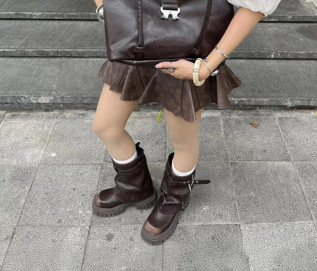 Doom Platform Chunky Boots