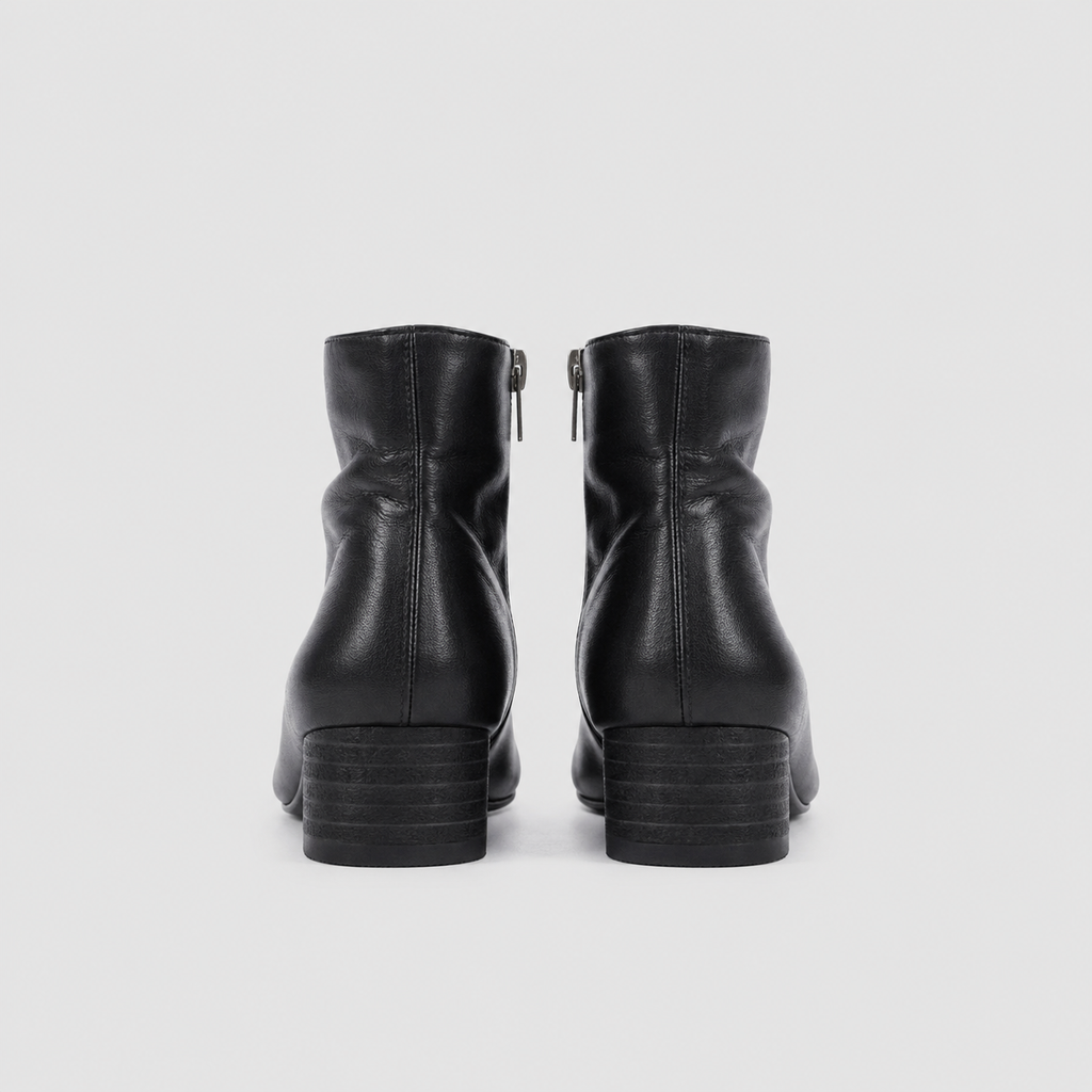 Isolde Tabi Ankle Boots by Lil Cacti — vegan tabi boots, top-down view