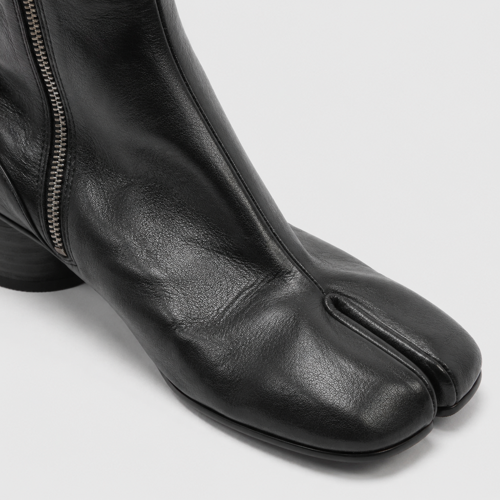 Isolde Tabi Ankle Boots by Lil Cacti — vegan tabi boots, pair shown side by side