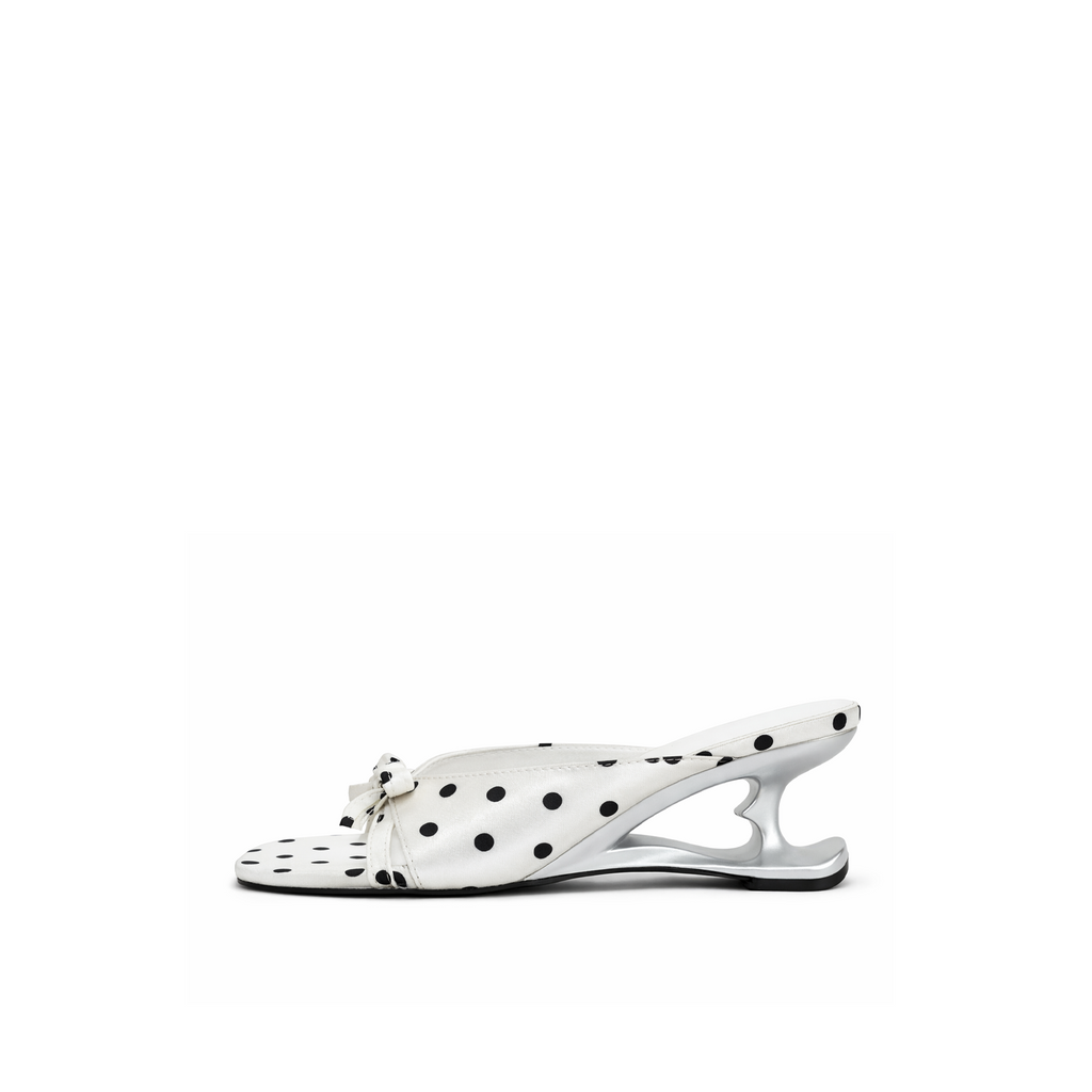 Luna Polka Slingback Sandals - Preorder