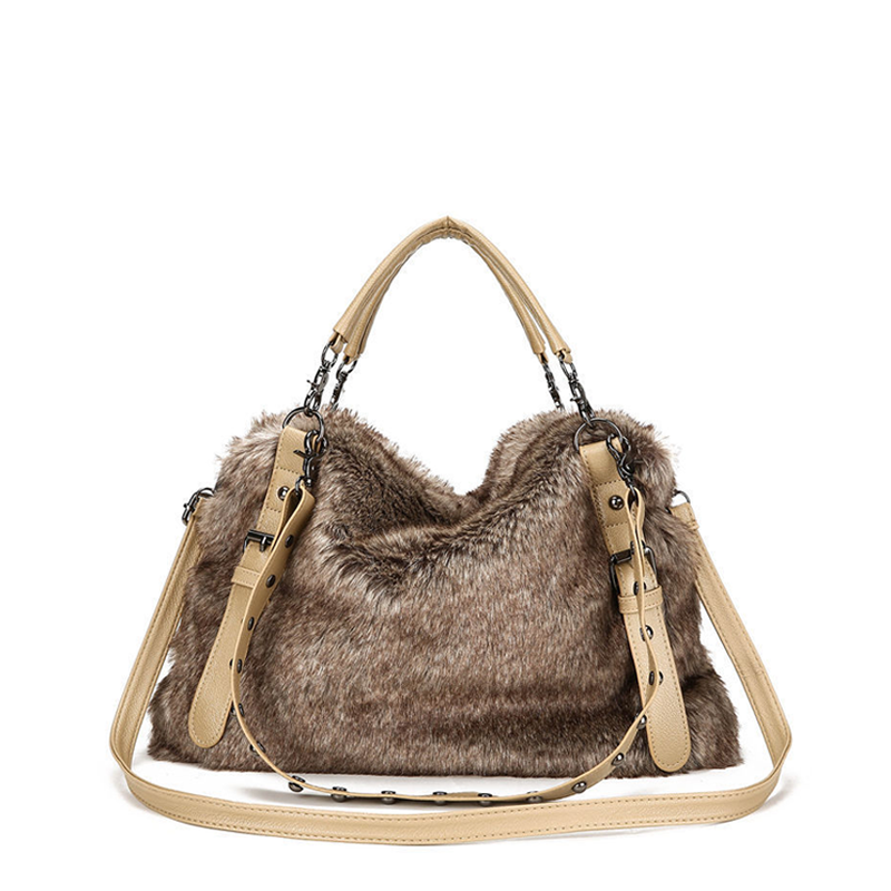 Luxe Fur Shoulder Bag