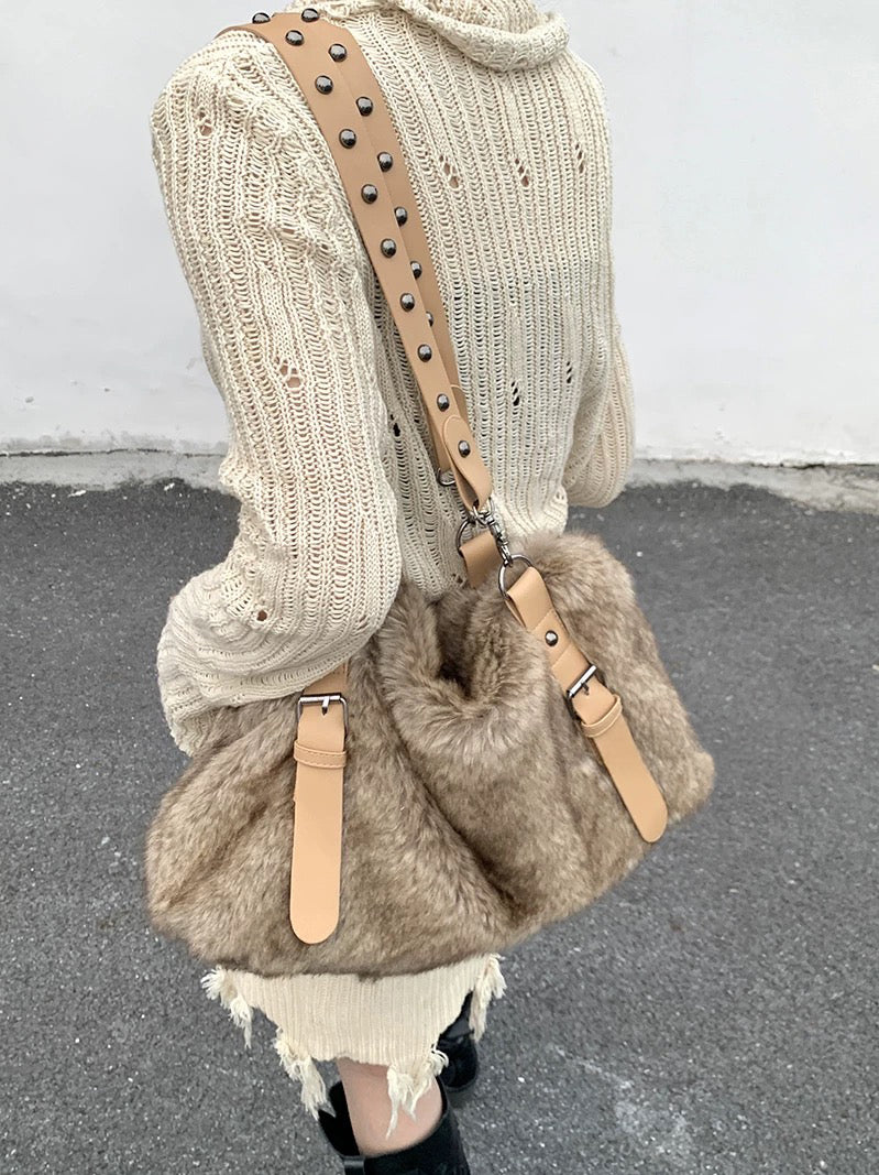 Luxe Fur Shoulder Bag