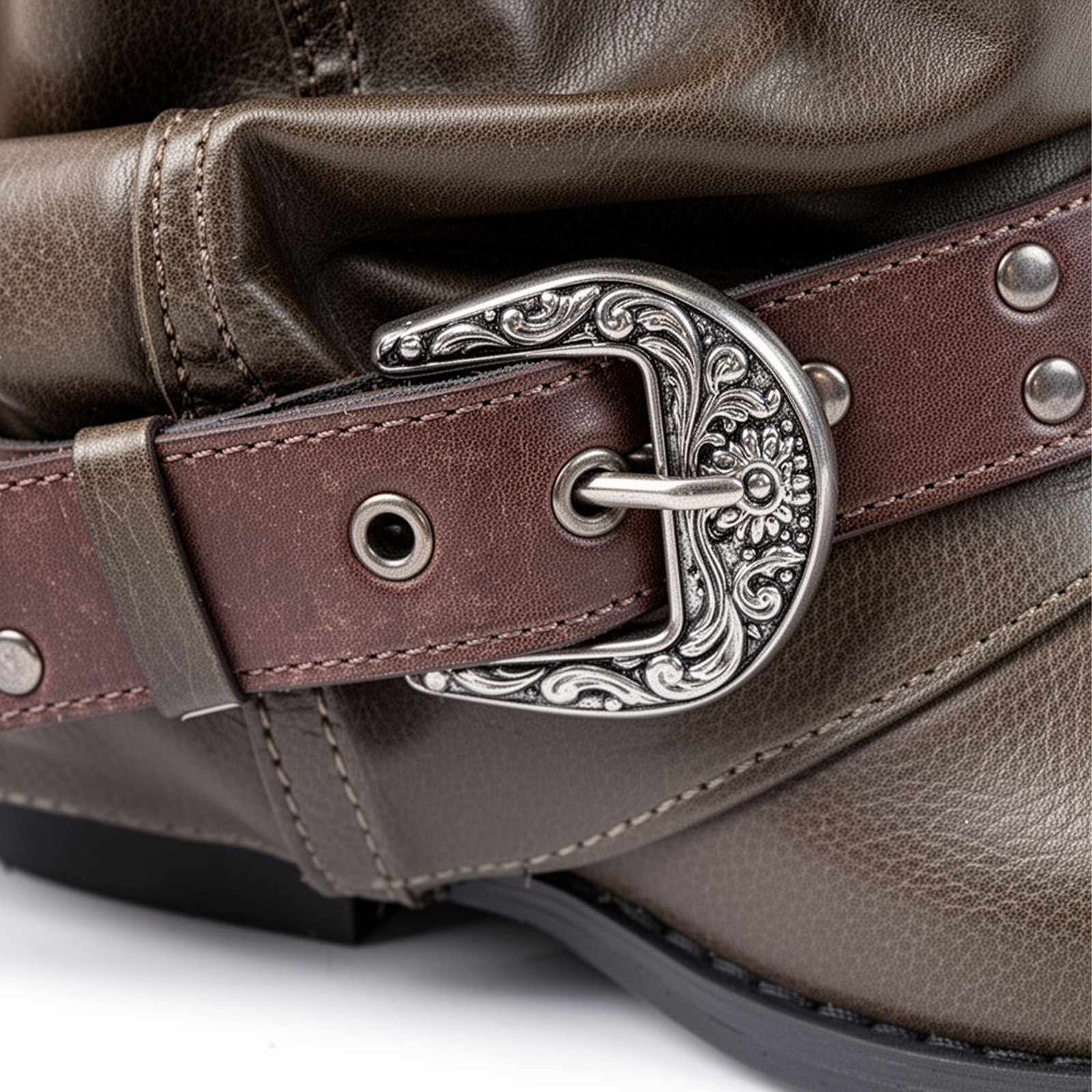 Marlow Slouch Buckle Boots