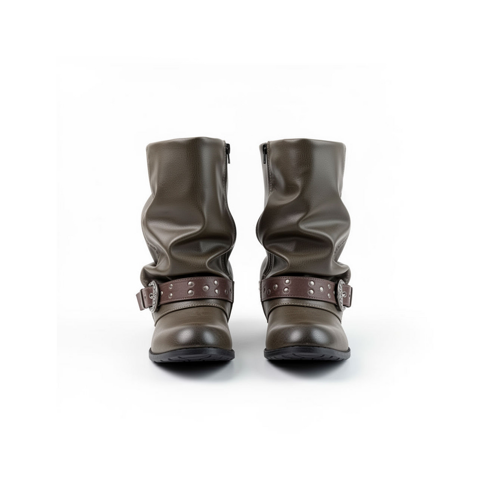 Marlow Slouch Buckle Boots