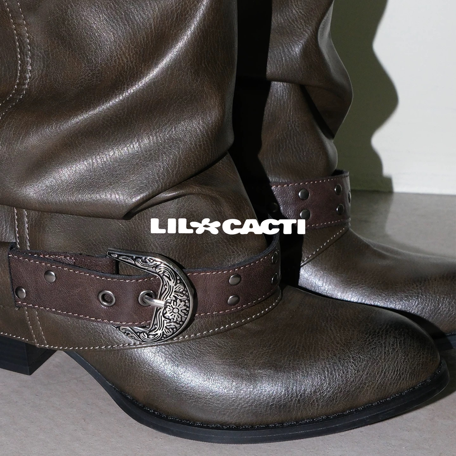 Marlow Slouch Buckle Boots