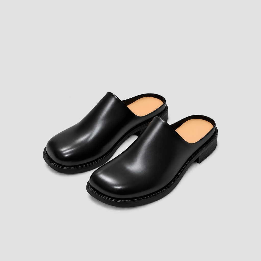 Marlowe Square-Toe Mules by Lil Cacti, product view 2