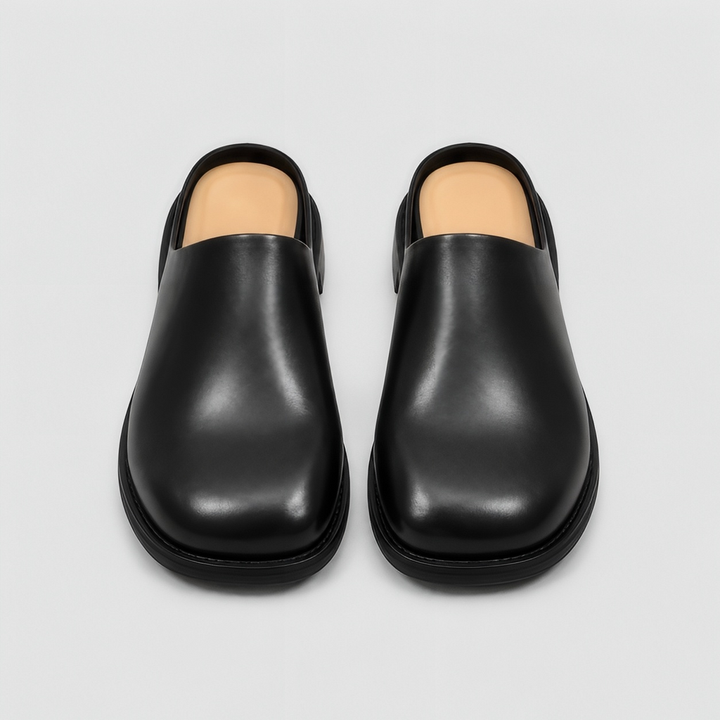 Marlowe Square-Toe Mules by Lil Cacti, product view 3