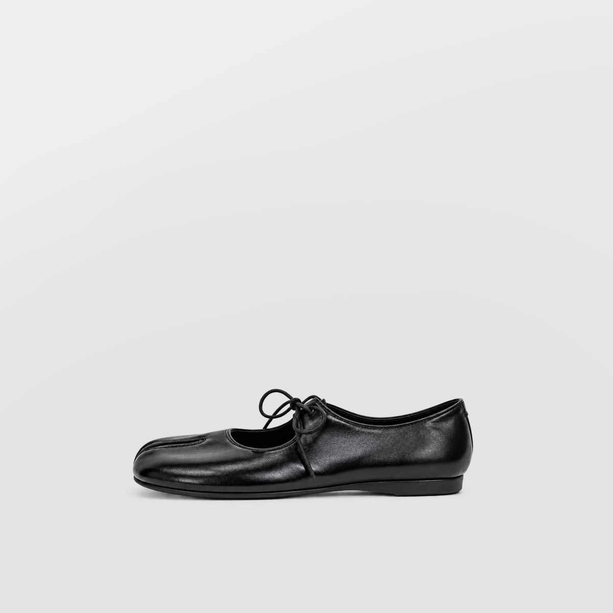 Lena Tabi Mary Jane Ballet Flats by Lil Cacti — vegan tabi flat, front view