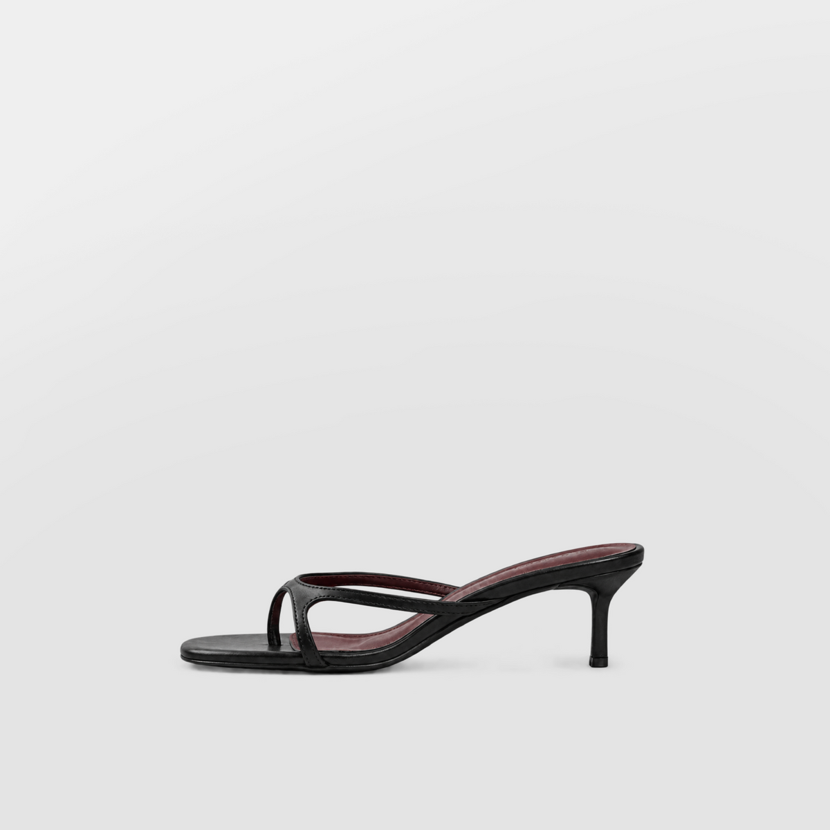 Mia Strappy Heeled Sandals by Lil Cacti — vegan sandal, front view